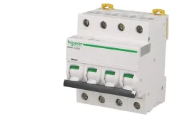 Schneider Electric Disjoncteur modulaire tétrapolaire Schneider Acti9 iC60N 16A courbe D