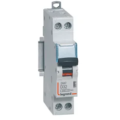 Legrand Disjoncteur modulaire UNI+N - Courbe D 32A