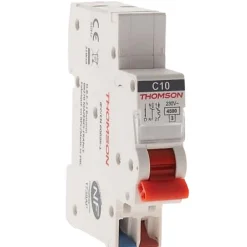 Thomson Disjoncteur Et Coupe-Circuit-Disjoncteur 1P+N bornes auto 2A Easy Connect
