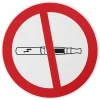 Thirard Disque de signalisation Cigarette électronique, polystyrène rigide adhésif, diamètre 180mm -