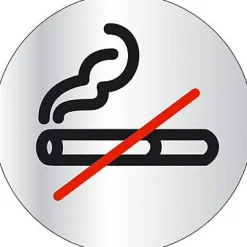 Chapuis Panneau De Signalisation-Disque de signalisation "Défense de fumer" Ø8