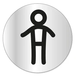 Chapuis Panneau De Signalisation-Disque de signalisation "Hommes" Ø8