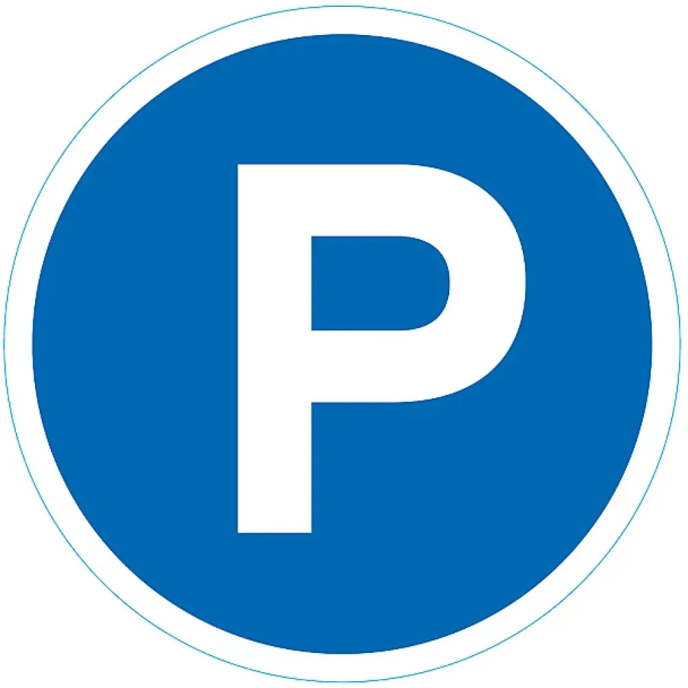 Chapuis Panneau De Signalisation-Disque de signalisation "Parking" Ø28
