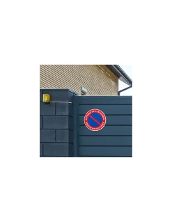 Thirard Panneau De Signalisation-Disque de signalisation Sortie de voiture, polystyrène rigide adhésif, diamètre 180mm -