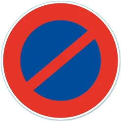 Chapuis Disque de signalisation "Stationnement interdit" ø17 cm