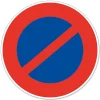 Chapuis Disque de signalisation "Stationnement interdit" ø28 cm