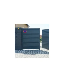 Thirard Panneau De Signalisation-Disque de signalisation Stationnement interdit, polystyrène rigide adhésif, diamètre 180mm -