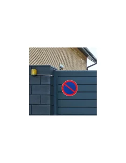 Thirard Panneau De Signalisation-Disque de signalisation Stationnement interdit, polystyrène rigide adhésif, diamètre 180mm -