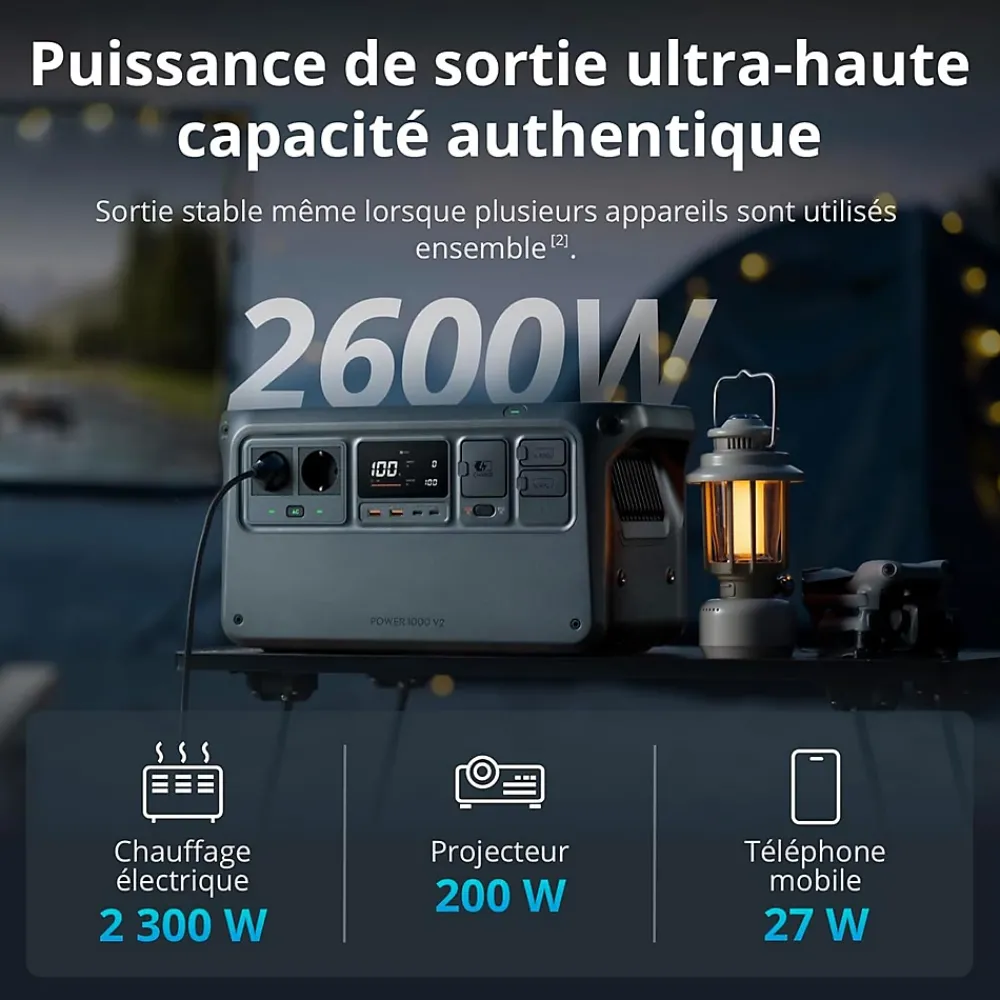 DJI Power 1000 V2 station électrique portable