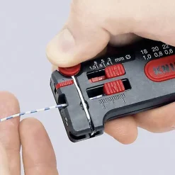 D44 Pince À Dénuder-Dénudeur de fils Knipex 12 80 040 - Mini modèle 100mm pour câbles en cuivre