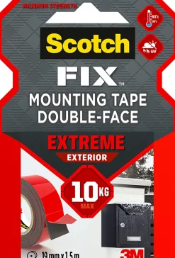 Scotch Double face intérieur Extrême 19 mm x 1.5 m noir, 10 kg