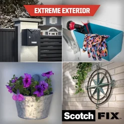 Scotch Double face intérieur Extrême 19 mm x 1.5 m noir, 10 kg