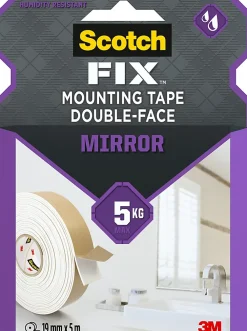 3M Double face miroir 19 mm x 5 m blanc, 5 kg