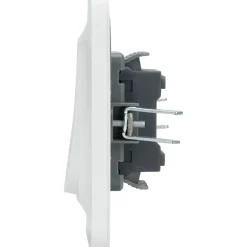 Jacobsen Double interrupteur Kennet blanc complet