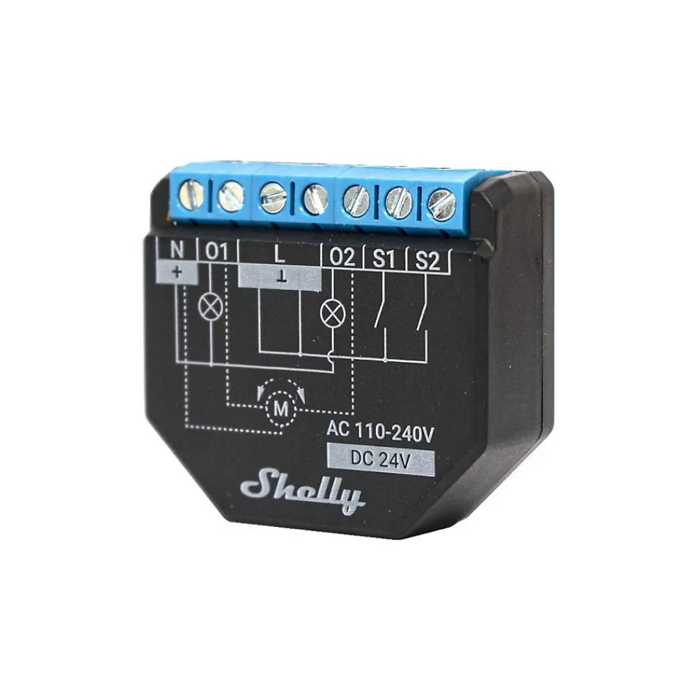 Shelly Box Domotique-Double Interrupteur Relais Wifi Plus 2pm Dual