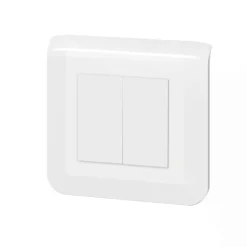 Legrand Double interrupteur va-et-vient à vis Mosaïc blanc