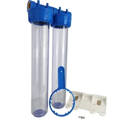 Toodo Double Porte Filtre à Eau 20"- 26/34 F Insert Laiton 1"