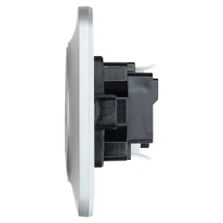 Jacobsen Prise Encastrable-Double prise avec terre prêt câblée Espen aluminium composable
