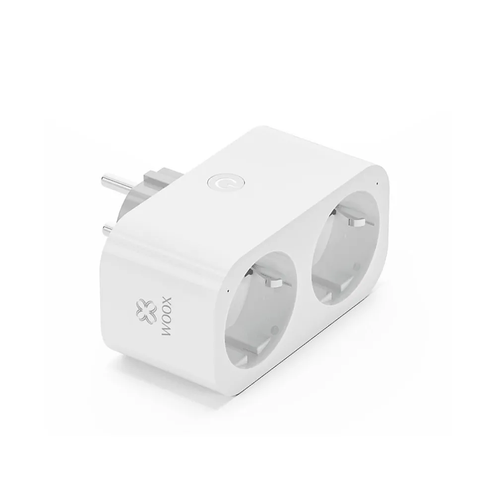 Woox Double Prise Intelligente Avec Moniteur D'énergie