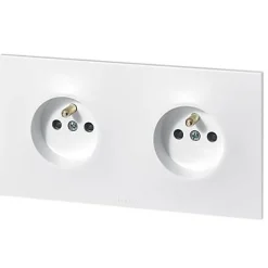 Legrand Double prise 2 pôles+terre Neptune