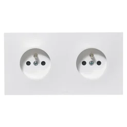 Legrand Double prise 2 pôles+terre Neptune