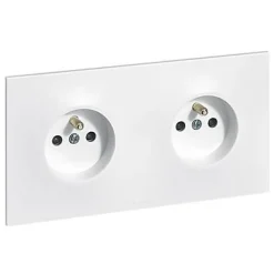 Legrand Double prise 2 pôles+terre Neptune