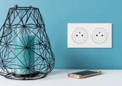 Legrand Double prise 2 pôles + terre Dooxie