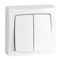 Legrand Interrupteur En Saillie-Double va-et-vient ASL blanc