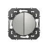 Legrand Double Va-et-vient Dooxie aluminium