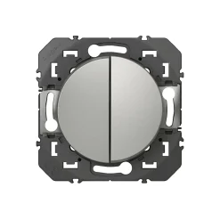 Legrand Double Va-et-vient Dooxie aluminium