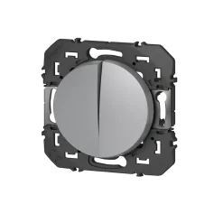 Legrand Double Va-et-vient Dooxie aluminium