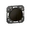 Legrand Interrupteur Encastrable-Double Va-et-vient Dooxie noir