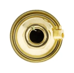 Zenitech Douille À Baïonnette B22. 150 W. Coloris Or Acier Laitonné 1 Bague