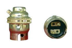 Diall Douille culot B22 laiton simple bague
