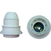 Diall Douille culot E27 thermoplastique simple bague blanc
