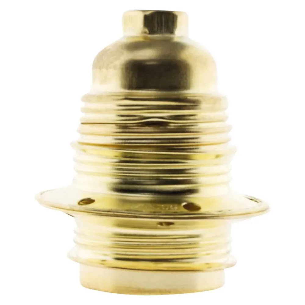 Zenitech Douille Électrique-Douille E27 acier laitonné