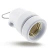 Lnd Douille E27 Blanche en Porcelaine Élégance Lumineuse pour l'Été