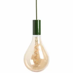 Lnd Douille E27 en céramique verte une création vintage pour votre lampe suspension