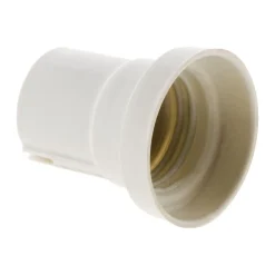 Zenitech Douille E27 Résine Borne à vis - Blanc -
