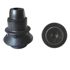 Diall Douille Électrique-Douille E14 semi fileté + bague noir