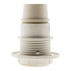 Zenitech Douille Électrique-Douille E14 simple bague - Blanc -