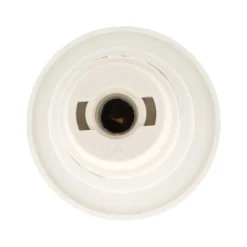 Zenitech Douille Électrique-Douille E14 simple bague - Blanc -