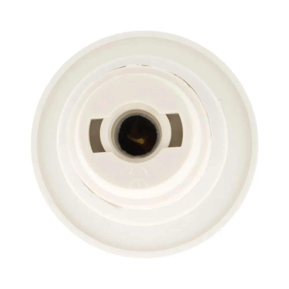 Zenitech Douille Électrique-Douille E14 simple bague - Blanc -