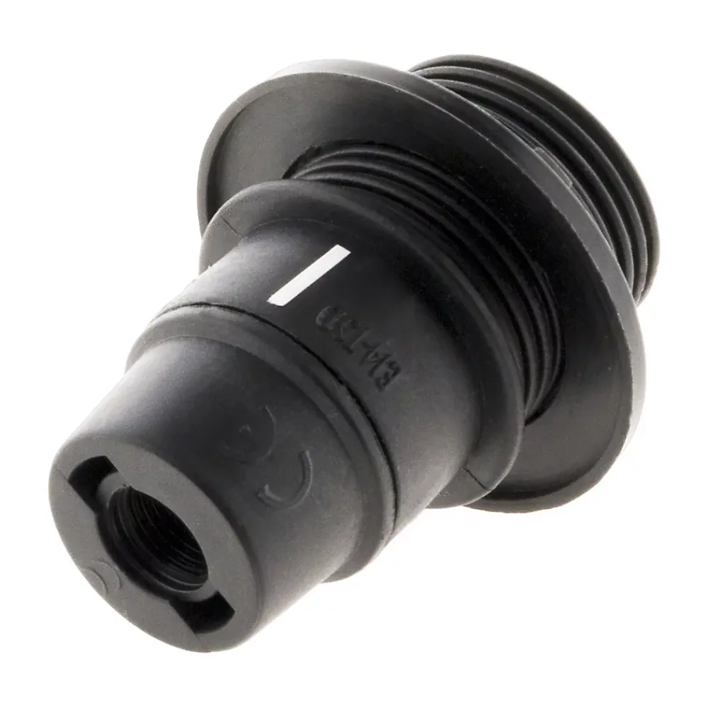 Zenitech Douille Électrique-Douille E14 simple bague - Noir -