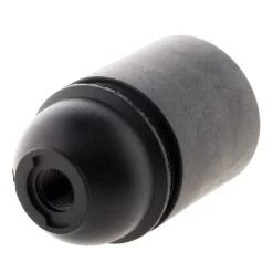 Zenitech Douille Électrique-Douille lisse sans bague E27 - Noir -