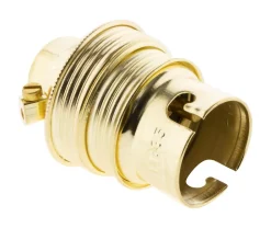 Zenitech Douille Électrique-3 douilles B22 acier laitonné