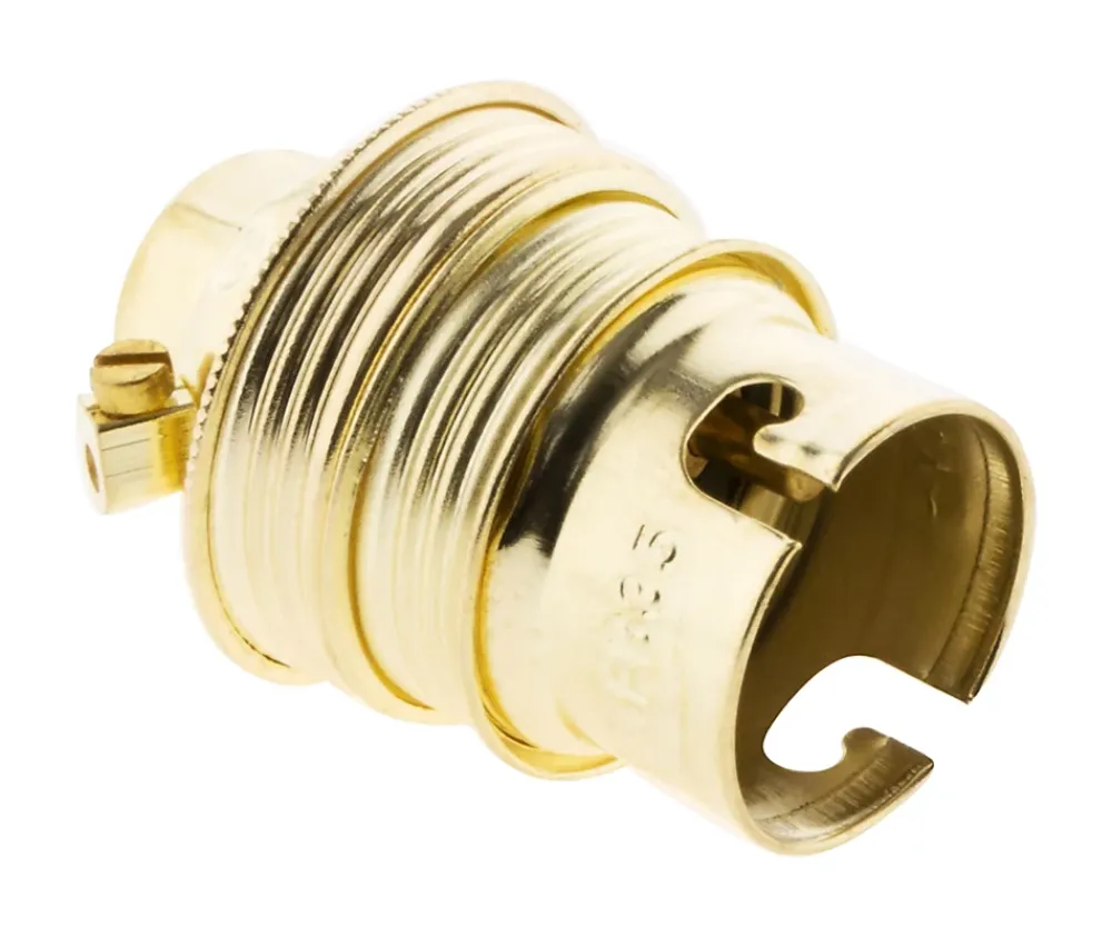 Zenitech Douille Électrique-3 douilles B22 acier laitonné