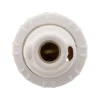 Zenitech 3 douilles B22 en nylon avec 1 bague - Blanc -