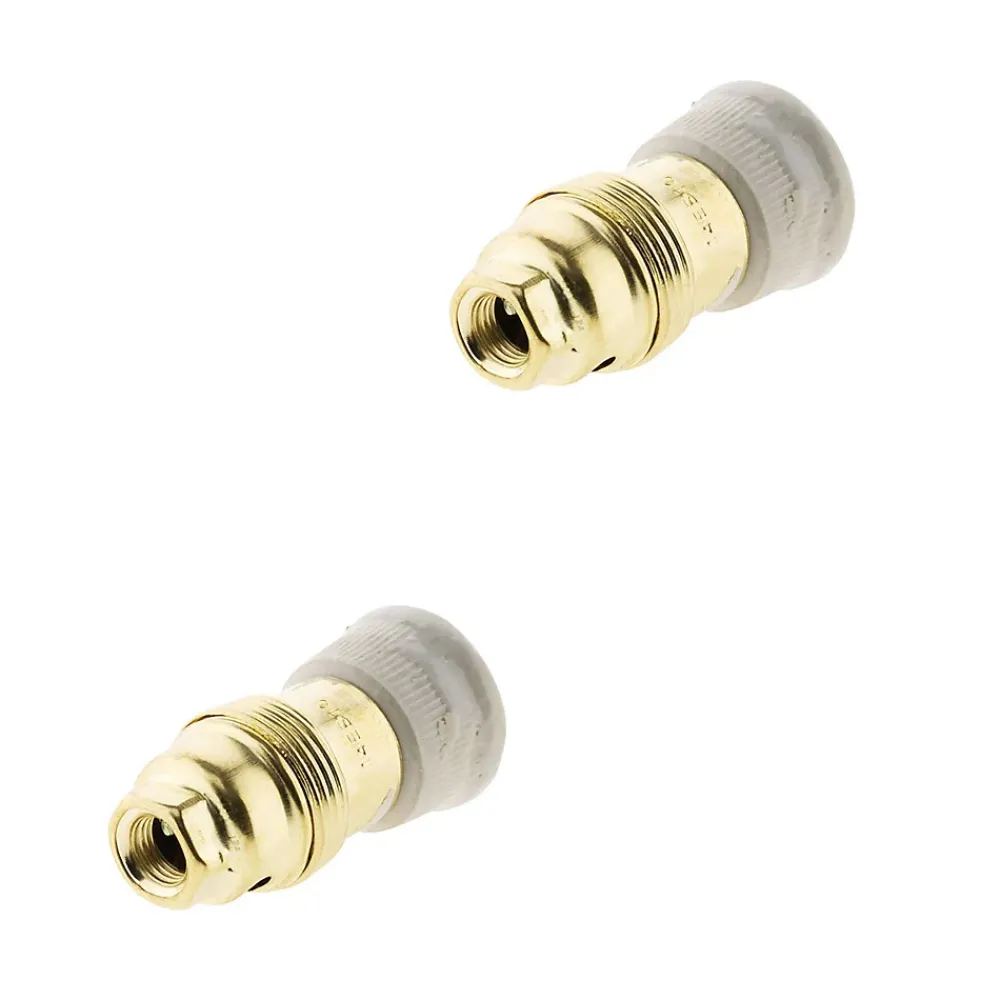 Zenitech 6 douilles E14 laiton bague
