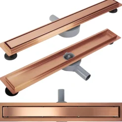 Rea Drain Linéaire Neox Pro 800 Brush Copper
